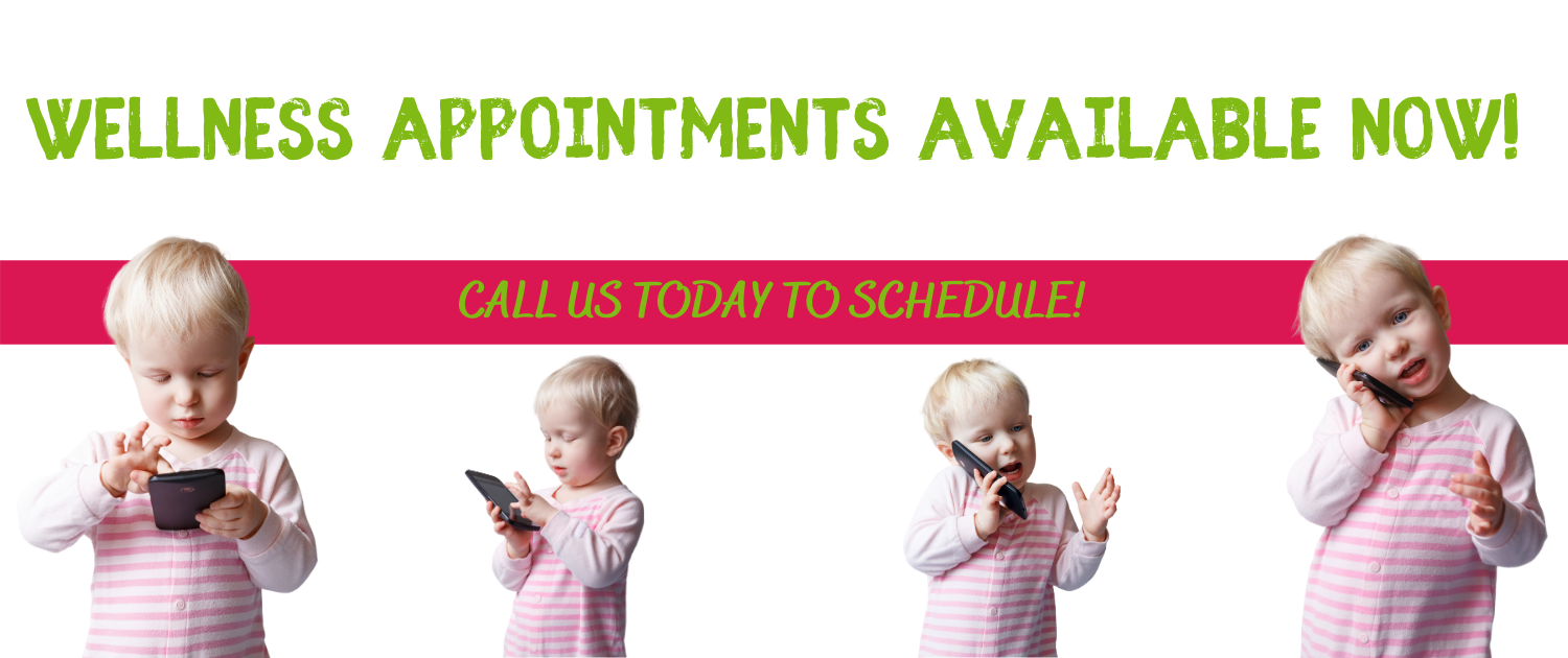 Wellness appointments available now! Call us today to schedule.